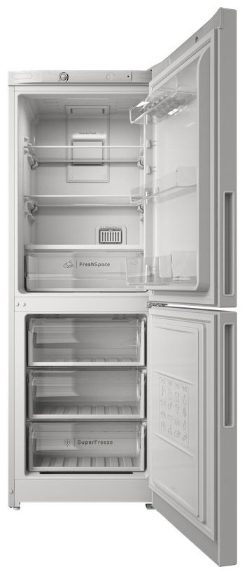 Двухкамерный холодильник Indesit ITR 4160 W No frost, белый фото 3