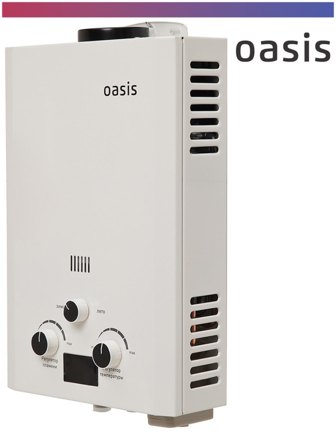 Газовый водонагреватель Oasis OR-16 W белый фото 2