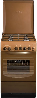 Газовая плита Gefest Брест 3200-05 к 19 50 см, 42 л, 4 конфорки, коричневый фото 1