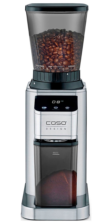Кофемолка Caso BaristaChef Inox, 48 уровней помола, нержавеющая сталь фото 6